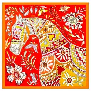 Gorgeous 100 % Silk Scarf 140 * 140 cm